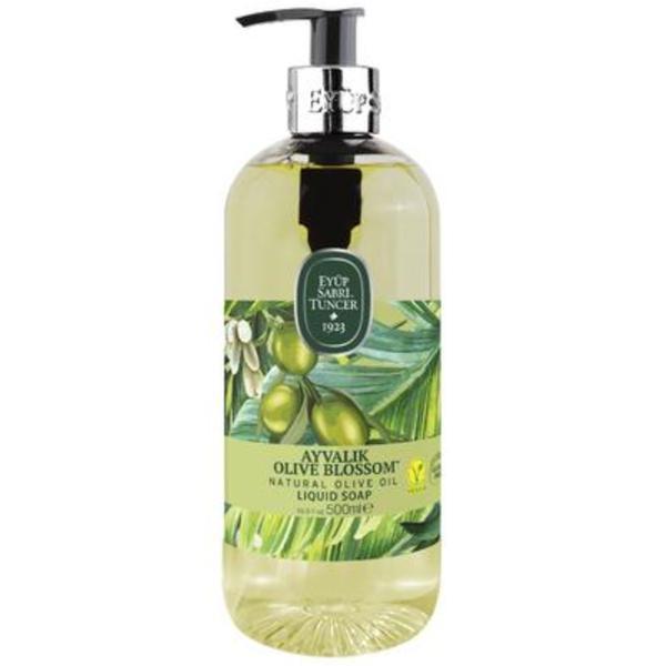 Sapun lichid cu ulei natural de Măsline Ayvalik Olive Blossom Ey&uuml;p Sabri Tuncer, 500 ml