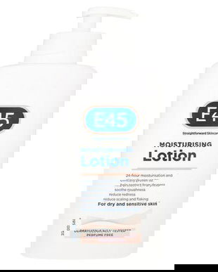 Lotiune dermatologica hidratanta pentru piele uscata si sensibila, E 45,  500ml