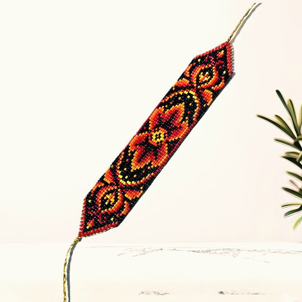 Bratara Flacăra Florală