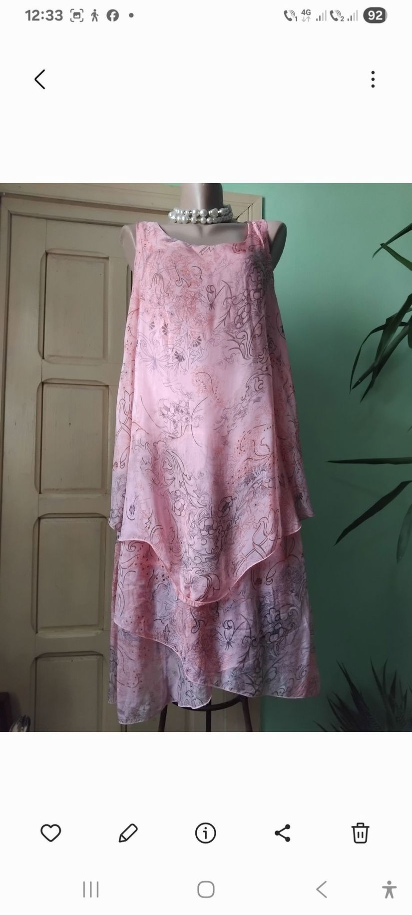 Rochie cu suprapunerisilk in amestec