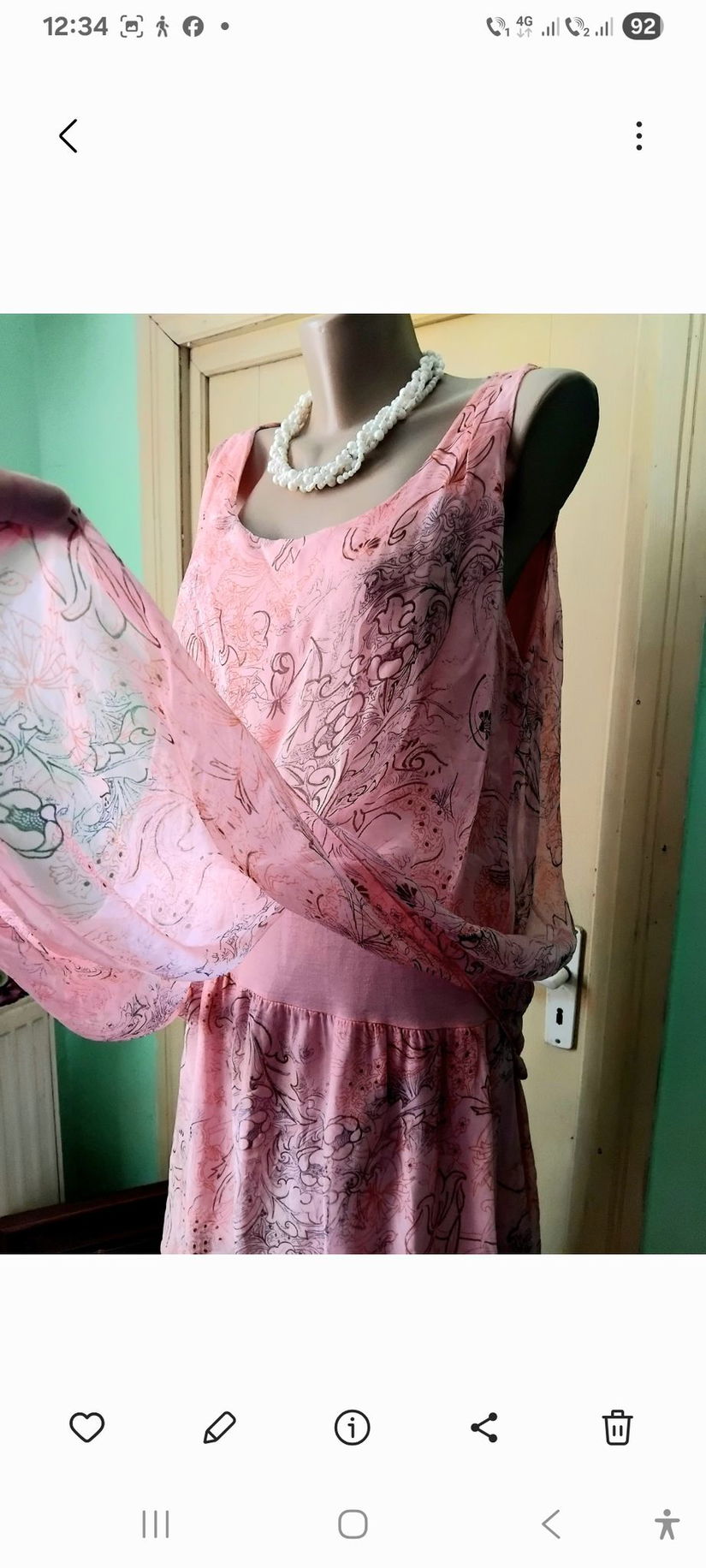 Rochie cu suprapunerisilk in amestec