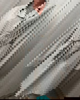 TRENCH ARMANI JEANS ORIGINAL MARIME 44 IT UMERI 46 CM MADE IN ITALY