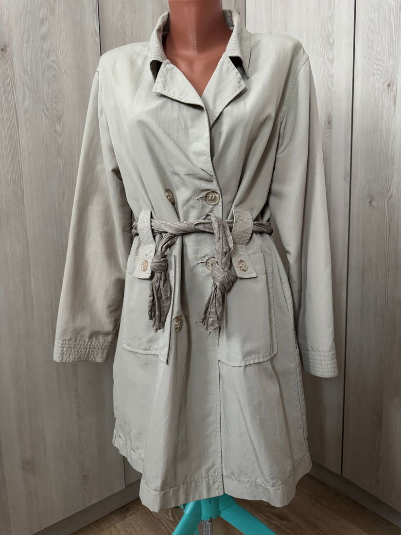 TRENCH ARMANI JEANS ORIGINAL MARIME 44 IT UMERI 46 CM MADE IN ITALY