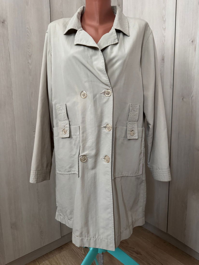 TRENCH ARMANI JEANS ORIGINAL MARIME 44 IT UMERI 46 CM MADE IN ITALY