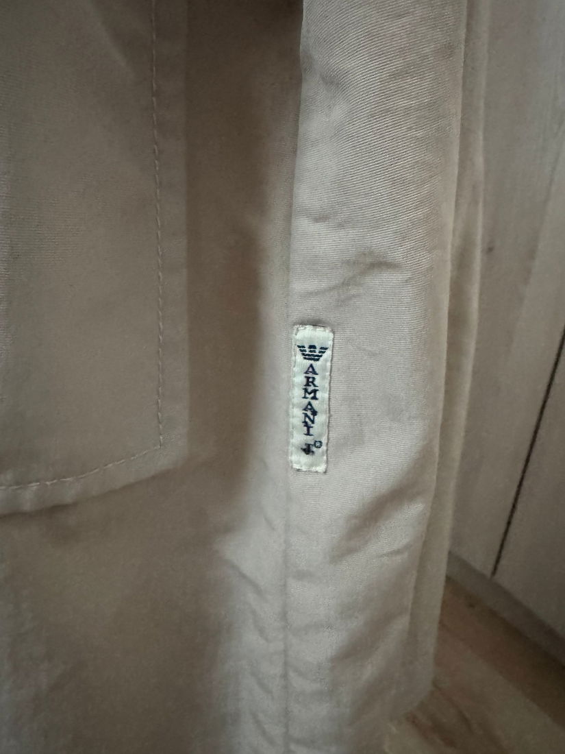 TRENCH ARMANI JEANS ORIGINAL MARIME 44 IT UMERI 46 CM MADE IN ITALY