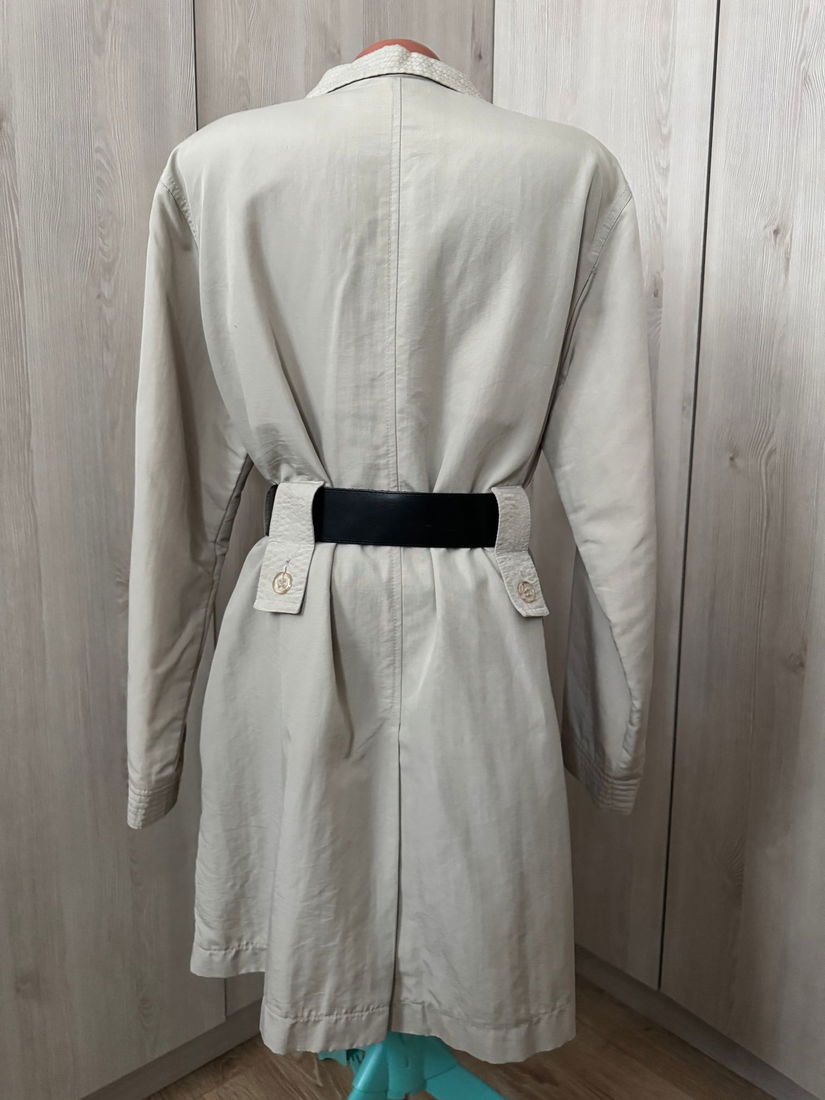 TRENCH ARMANI JEANS ORIGINAL MARIME 44 IT UMERI 46 CM MADE IN ITALY