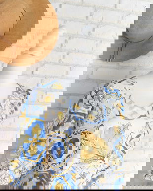 Rochie Lunga Lamai cu Volan si Maneci Bufante