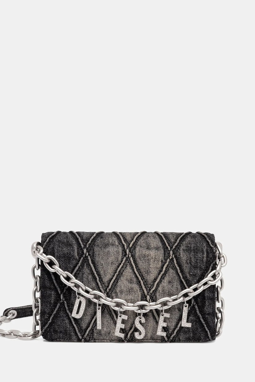 Diesel portofel CHARM-D CHARM-D culoarea gri, X10281.P6330