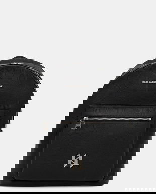 Karl Lagerfeld rucsac culoarea negru, mare, neted, 554451.815908