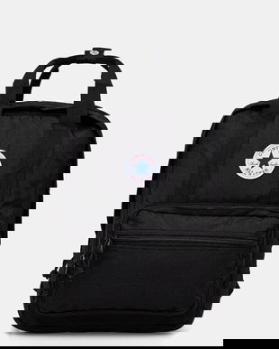 Converse rucsac culoarea negru, mare, neted, MA5679