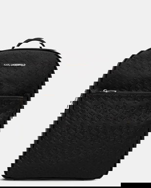 Karl Lagerfeld rucsac culoarea negru, mic, uni, 554457.815908