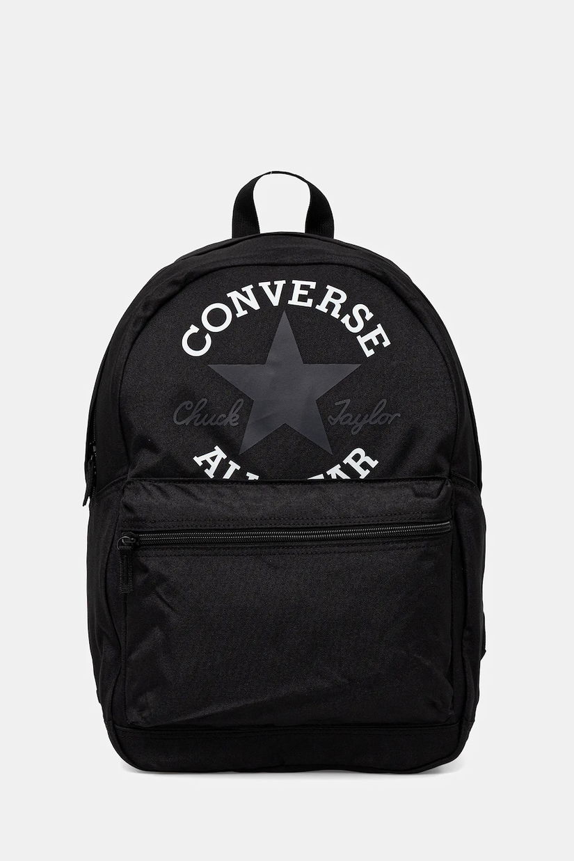 Converse rucsac culoarea negru, mare, cu imprimeu, MA5663