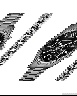 Michael Kors ceas și brățară culoarea argintiu, MK9217SET
