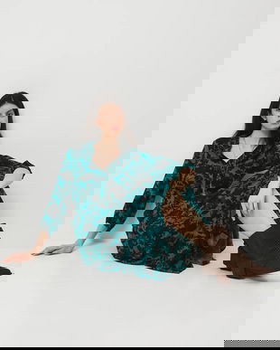 Medicine rochie culoarea verde, midi, evazati