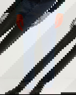 Aeronautica Militare pantaloni bărbați, culoarea bleumarin, drepți PA1692UCT04234