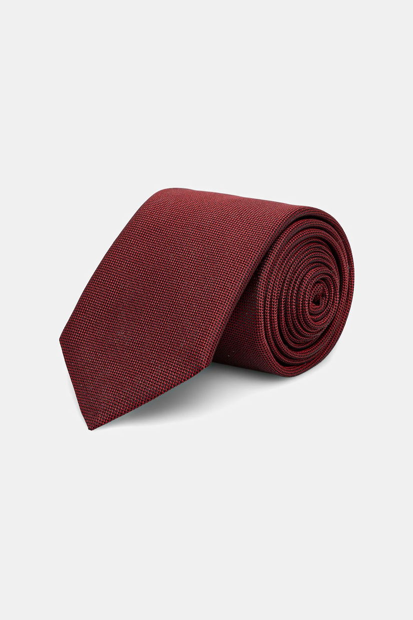 BOSS cravată de mătase culoarea roșu 50544596