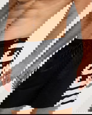 Diesel pantaloni scurti de baie RIO-41-D-CORE culoarea negru, A17446.0NJAS