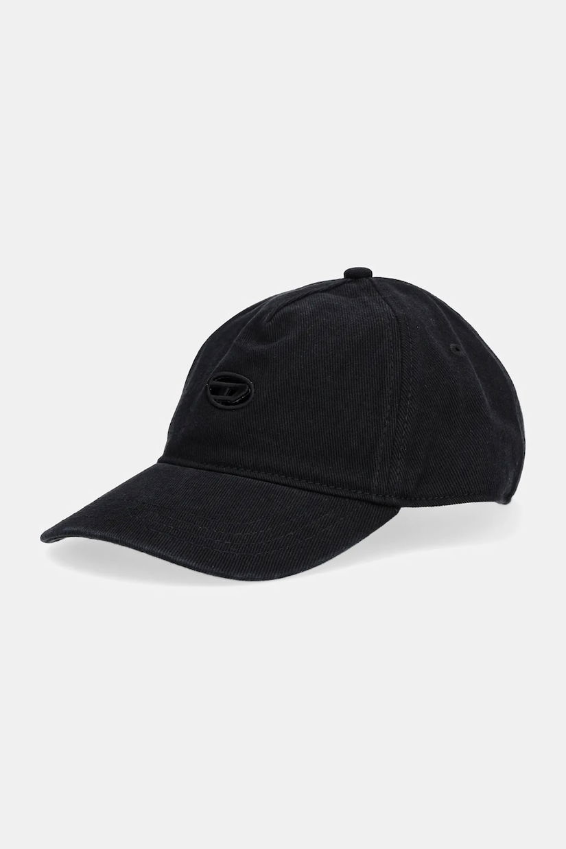 Diesel șapcă de baseball din bumbac C-BELL-D culoarea negru, A19422.0BLAA