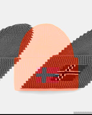 Napapijri caciula de lana F-Evei culoarea portocaliu, NP0A893PA681