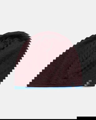 Icebreaker caciula reversibila din lana 200 Oasis culoarea bordo, IBIBM2000H31