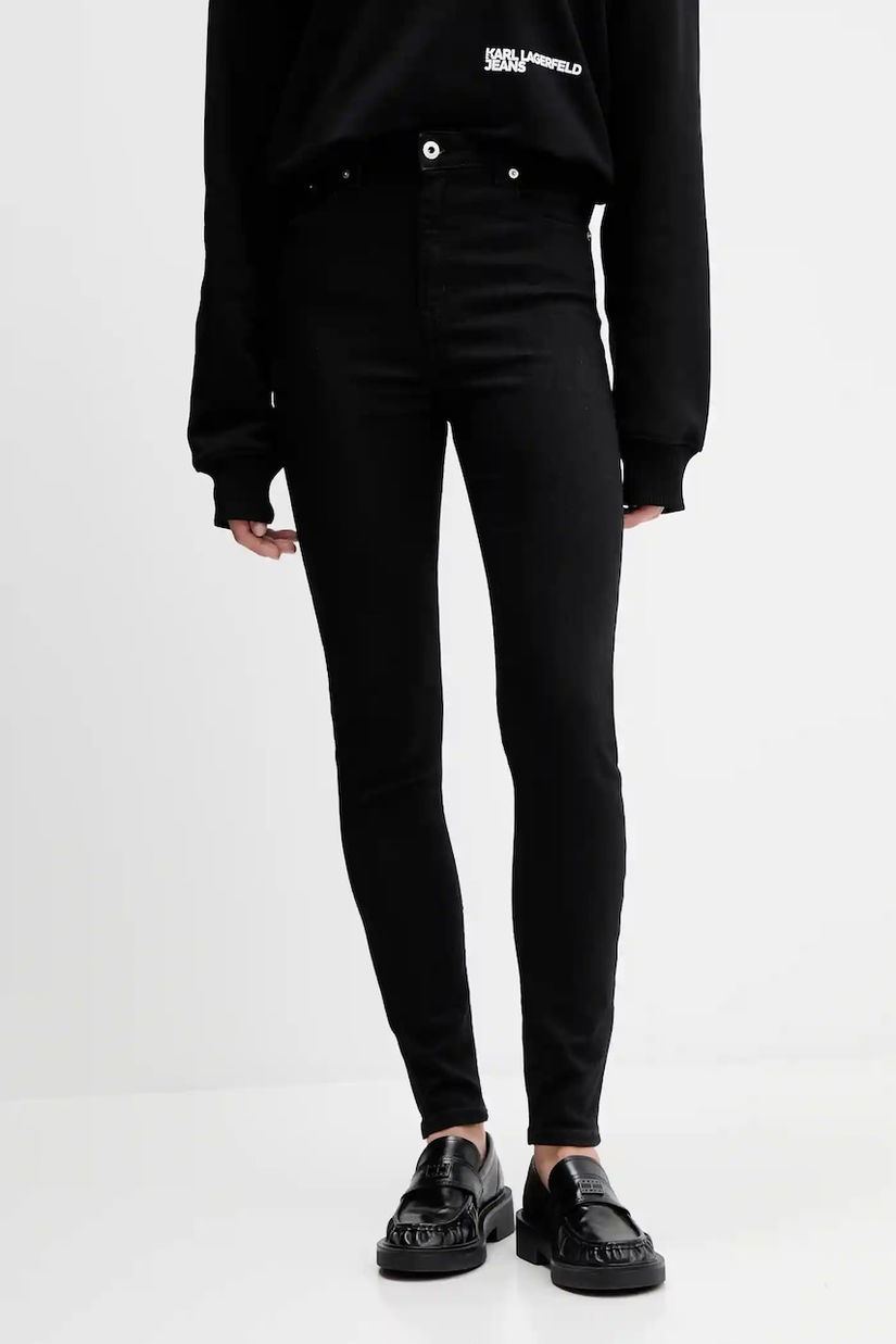 Karl Lagerfeld Jeans jeansi culoarea negru, A3W10002