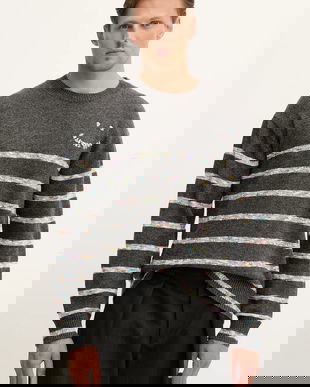 PS Paul Smith pulover de lana culoarea gri, M2R-507Z-T22516