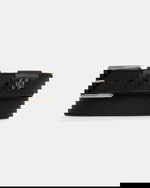 Karl Lagerfeld curea de piele culoarea negru, 554451.815300