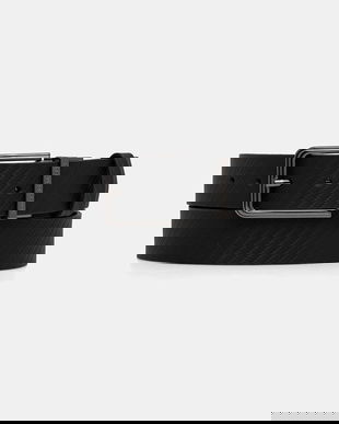 Karl Lagerfeld curea de piele culoarea negru, 554453.815302