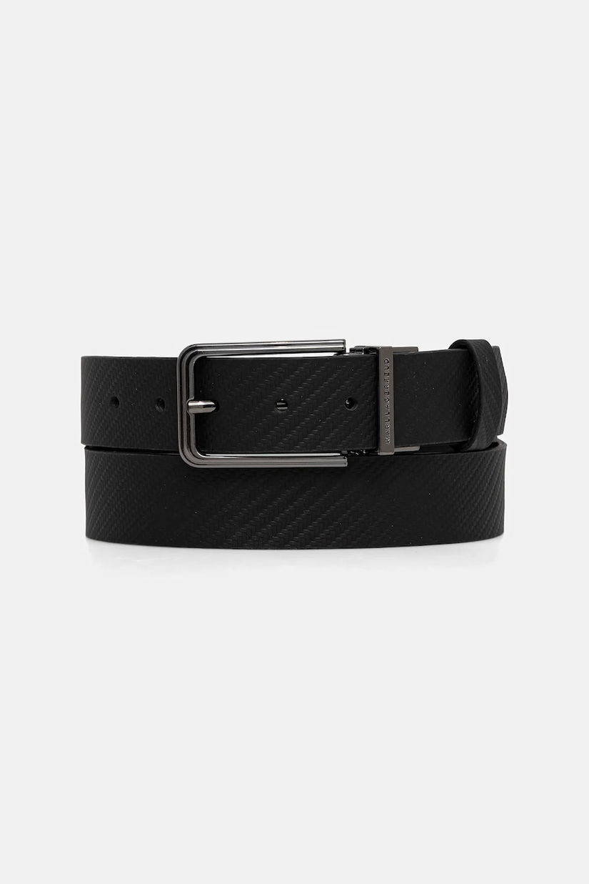 Karl Lagerfeld curea de piele culoarea negru, 554453.815302