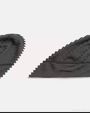 Icebreaker caciula de lana Merino 260 Waffle culoarea gri, IB0A57AI0D51