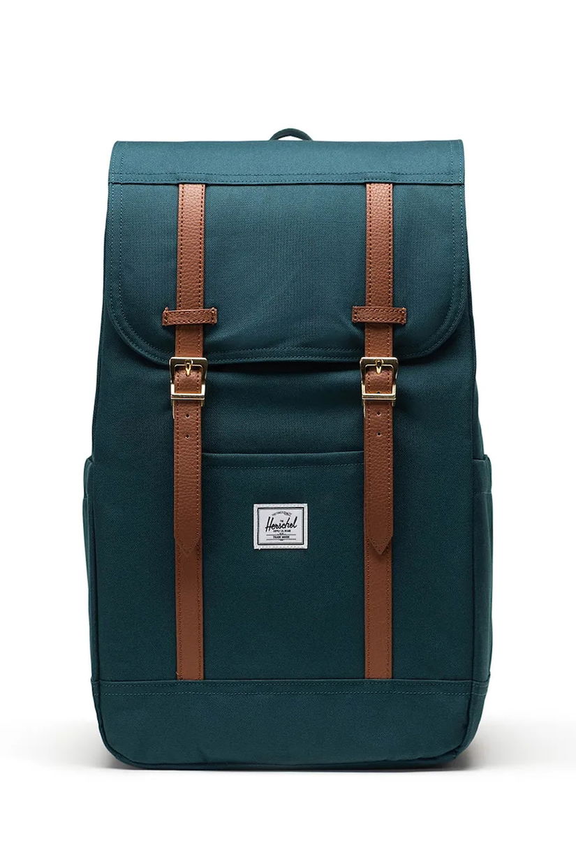 Herschel rucsac Retreat™ 23 L culoarea verde, mare, uni, 11397-06551-OS