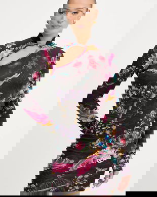 Versace Jeans Couture rochie culoarea negru, mini, mulata, 79HAO971 JS519