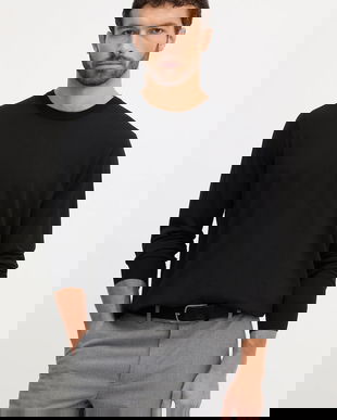 Paul&Shark pulover de lână culoarea negru, light, 99311015