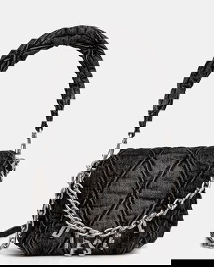 Diesel geantă de blugi CHARM-D CHARM-D culoarea negru, X09597.P6330