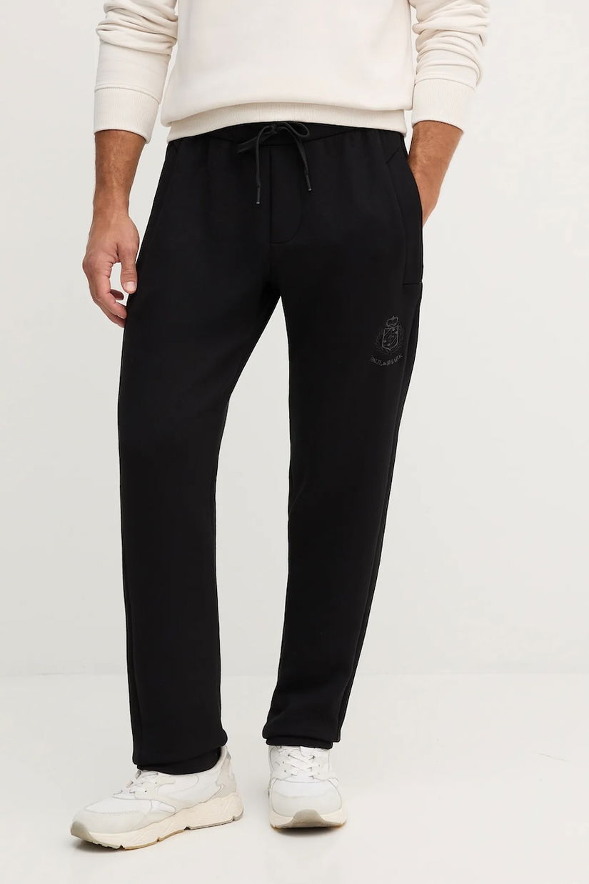 Paul&Shark pantaloni de trening culoarea negru, uni, 15311824
