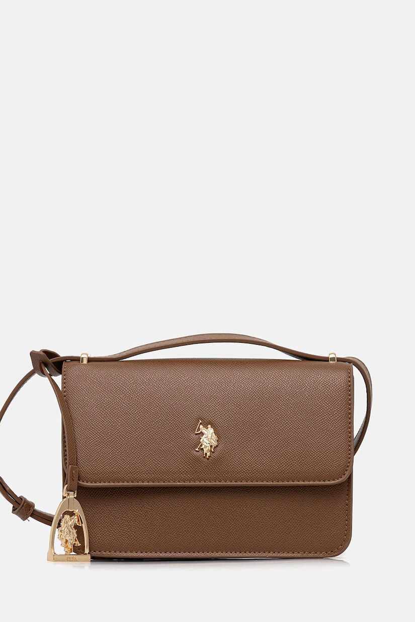 U.S. Polo Assn. poșetă Jones culoarea maro, BIUJE8909WVP