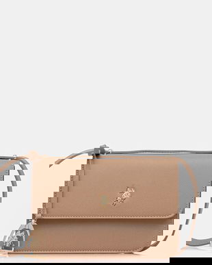 U.S. Polo Assn. poșetă Jones culoarea bej, BIUJE8909WVP