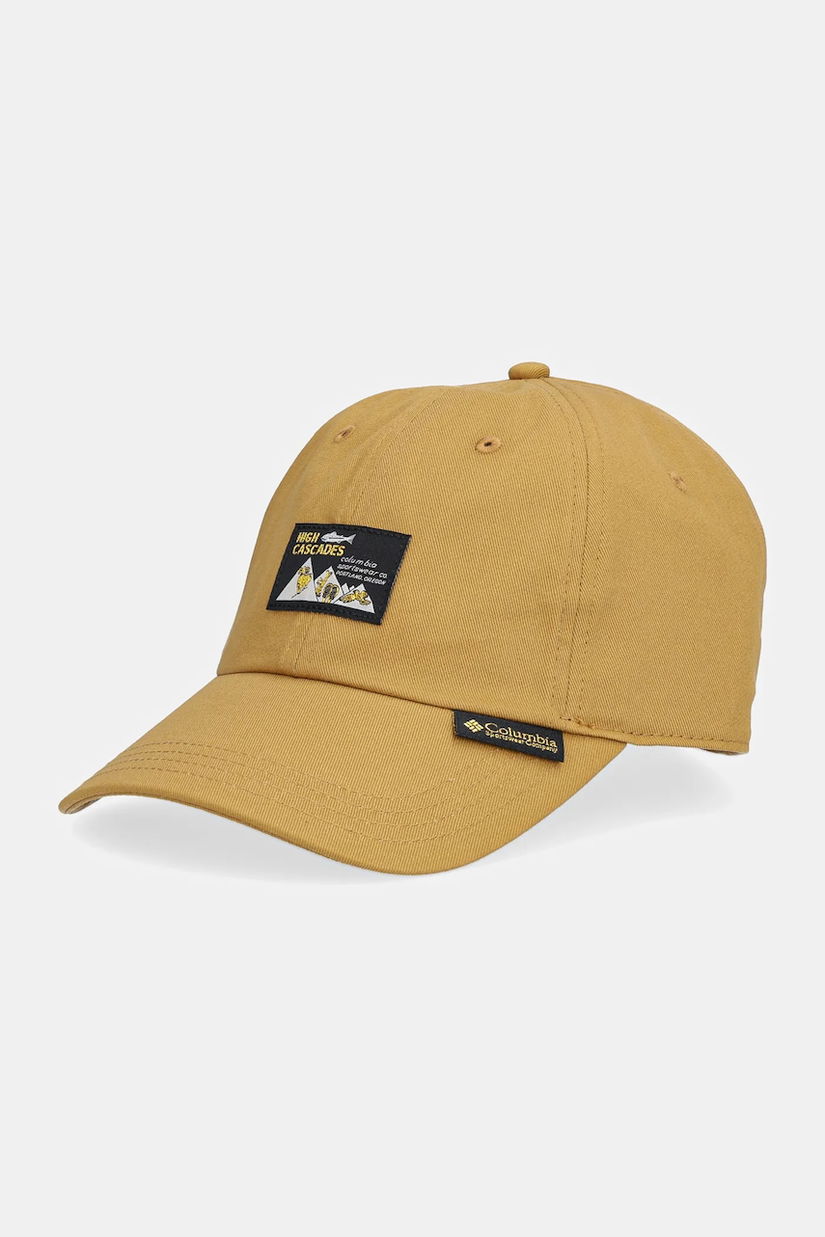 Columbia șapcă de baseball din bumbac Provisions Ball Cap culoarea gri, cu imprimeu, 2096351