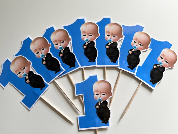 Toppere cifra aniversara Baby Boss