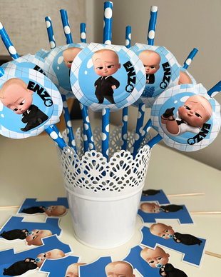 Set paie suc decorate Baby Boss