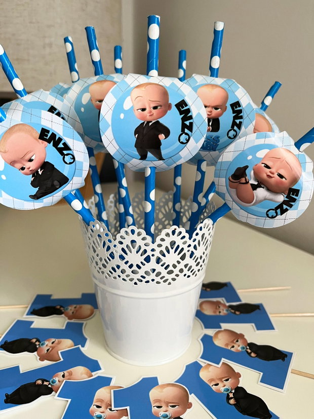 Set paie suc decorate Baby Boss
