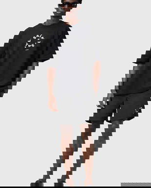 AllSaints pantaloni scurți de baie TIERRA culoarea negru, M018WC