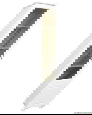 Vitrina Dynasty Alb 1 Usa stanga