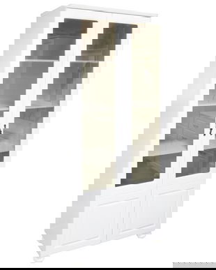 Vitrina 2 Usi Dynasty Alb