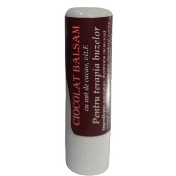 Balsam Stick de Buze cu Unt de Cacao si Vitamina E - Favisan Ciocolat Balsam pentru Terapia Buzelor, 5 ml