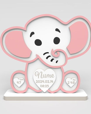 Decoratiune personalizata nastere