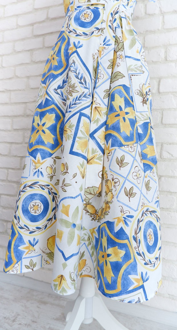 Rochie Petrecuta Lamai cu Albastru