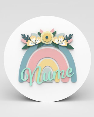 Decoratiune curcubeu personalizata