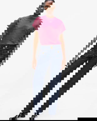 Karl Lagerfeld blugi din bumbac culoarea bleumarin, A4W10093