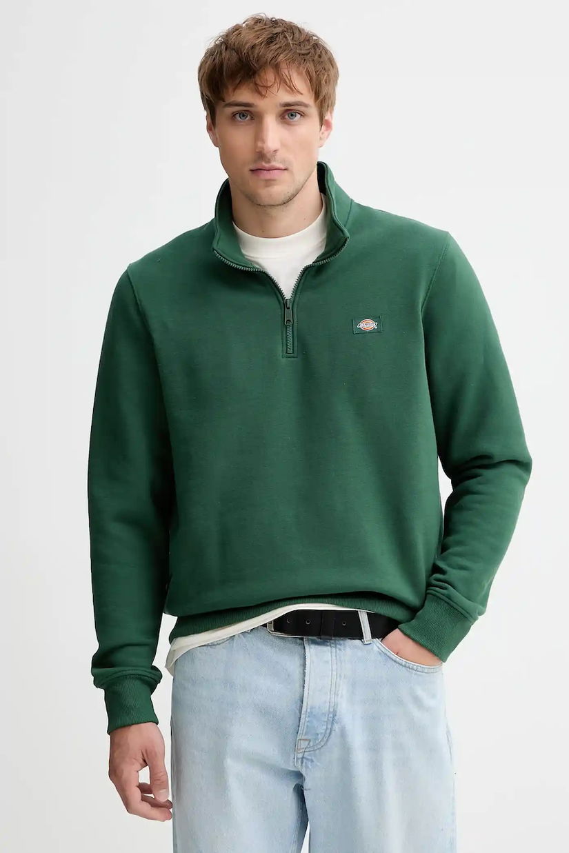 Dickies bluză culoarea verde, uni, DK0A4XD4